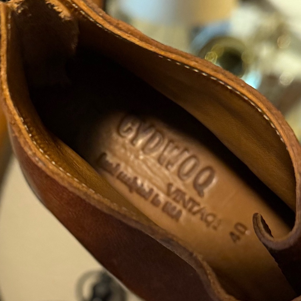 CYDWOQ Hemera Caramel Brown Leather Ankle Boots - Picture 13 of 13